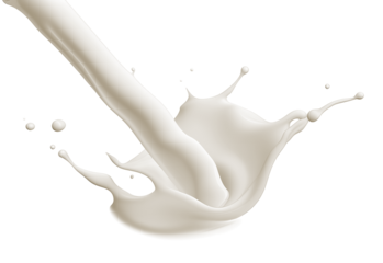 Milk Splash  on transparent png, easy to use