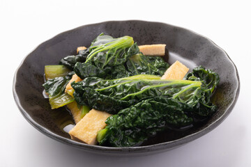 ちぢみ雪菜のお浸し