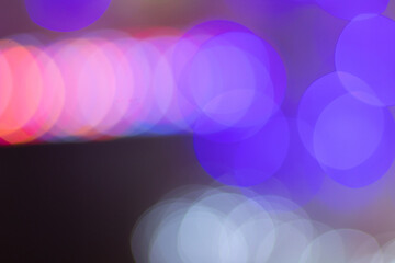 Colorful bokeh lights abstract background