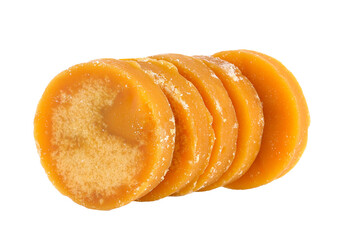 Sugarcane Hard Molasses or Jaggery on transparent png