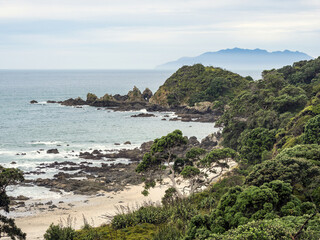 Tawharanui peninsula regional park. Auckland, New Zealand