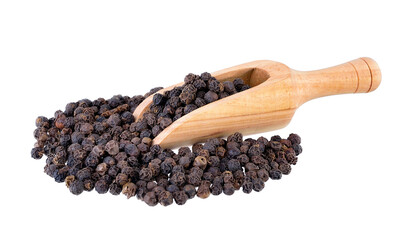 peppercorn in scoop isolated on transparent png