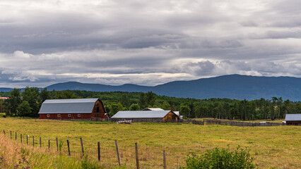 landscape along the road that go from Prince Rupert to Prince George, British Columbia, Canada