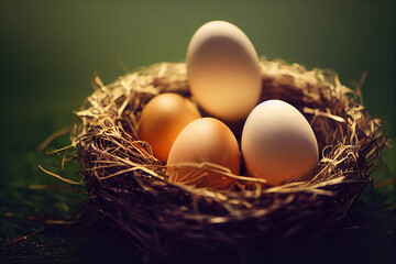 Eggs in Nest, Generative AI