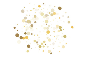 Gold glitter confetti, great design for any purpose. Party decor.