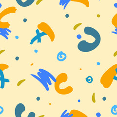 Yellow abstraction pattern