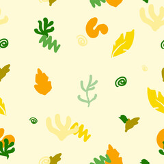 Yellow minimalistic pattern