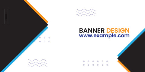 banner with a brilliant color combination