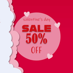 valentine's day sale 50%