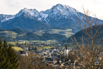 Blick auf Windischgarsten, Oberösterreich