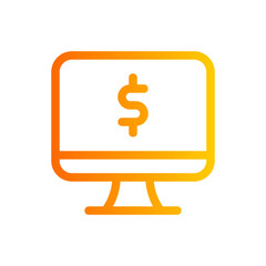 computer gradient icon
