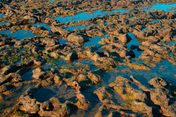 photo of rocks on the shore.