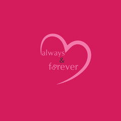 Creative Professional Trendy and Minimal Valentine's Day Logo Design, Love Heart in Editable Vector Format