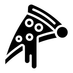 pizza slice glyph 