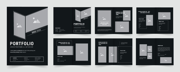 Portfolio Design, or Architecture Portfolio Interior Portfolio