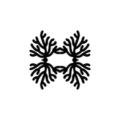 Text frame icon. Simple style big sale poster background symbol. logo design element. T-shirt printing. Vector for sticker.