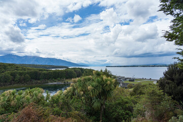 Fototapeta na wymiar View from Eglinton Valley, Fjordland, New Zealand.