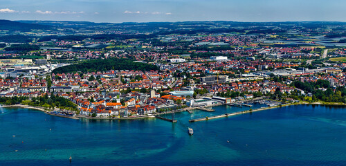 Friedrichshafen und die Bodensee Schifffahrt - Panorama