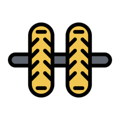 roller training workout sport body building gym 