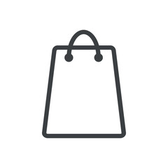 Shopping Bag  Paper Bag Icon Vector Template