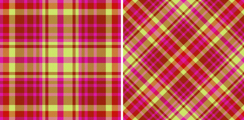 Background pattern texture. Fabric seamless check. Vector tartan textile plaid.