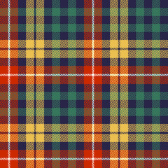 Tartan plaid textile. Pattern background vector. Seamless check texture fabric.
