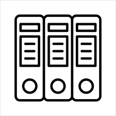 Archive Storage Icon Vector Design Template, vector illustration on white background