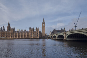 Fototapeta na wymiar Houses of Parliament, Palace of Westminster, London