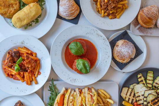pasta e pietanze italiane