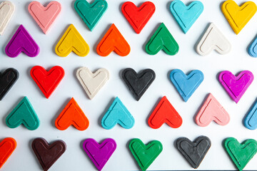 
Texture with love hearts for design. Valentines day card concept. Heart for Valentines Day greeting card. Love is