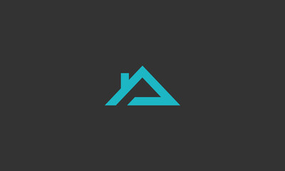 LETTER A REAL ESTATE LOGO DESIGN FOR ILLUSTRATION USE