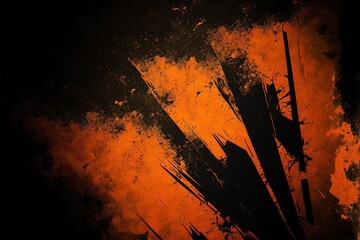 Abstract Grunge Texture Background. Red graffiti. Generated AI image.	