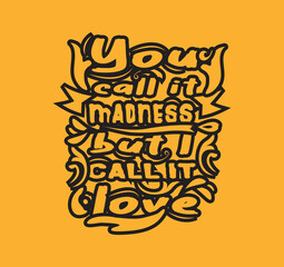 Valentine Love quotes typography Vector