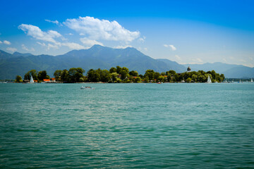 Summer at the Chiemsee, Bavaria, Germany.