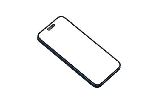 Smartphone. Mobile phone Template. Telephone 3d - mockup