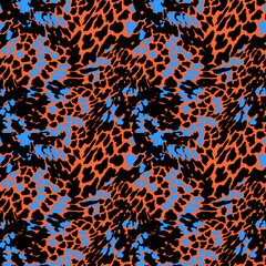 Seamless pattern. Modern stylish texture. Endless abstract mesh. Hand drawn background.