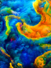 Obraz na płótnie Canvas Vibrant Organic Forms