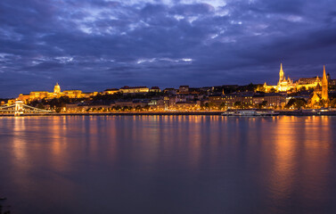View of the historical center of Budapest