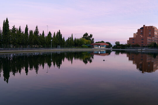 Amanecer Parque Solidaridad Fuenlabrada (Madrid)