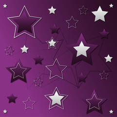 seamless pattern with stars