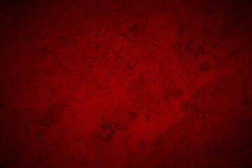 Abstract red grunge decorative. Red stucco wall background