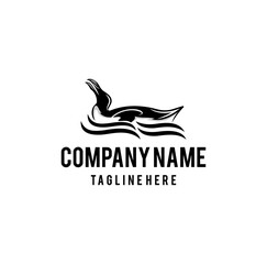 Auk bird logo design icon. Auk design inspiration.
Auk logo design template. Auk symbol logotype.
Great auk symbol silhouette.A great auk line art logo.