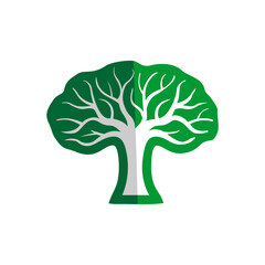Green Tree Vector logo.
