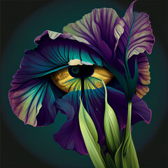 Iris - obrazy, fototapety, plakaty