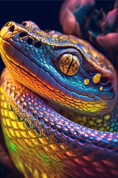 Rainbow Snake Python 
