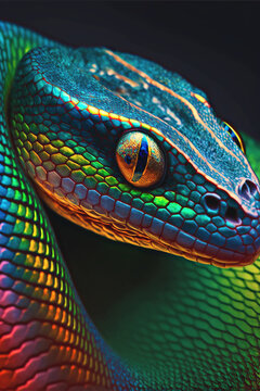 Rainbow Snake Python