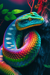 Rainbow Snake Python