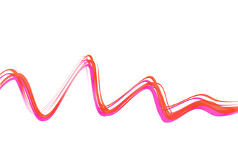 red ribbon isolated on white