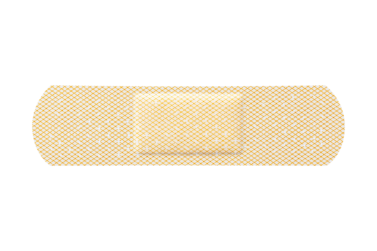 絆創膏_ばんそうこう_バンドエイド（背景透過切り抜き合成用png素材）