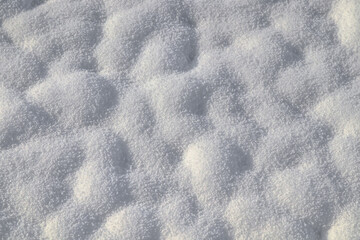 Fototapeta na wymiar Fresh fallen white snow as background
